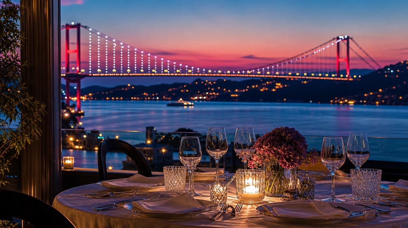 İstanbul'un En İyi 10 Boğaz Manzaralı Restoranı
