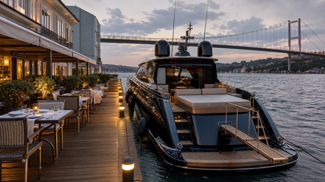İstanbul Boğazı'nda Deniz Ulaşımı ve VIP İskele Restoranları