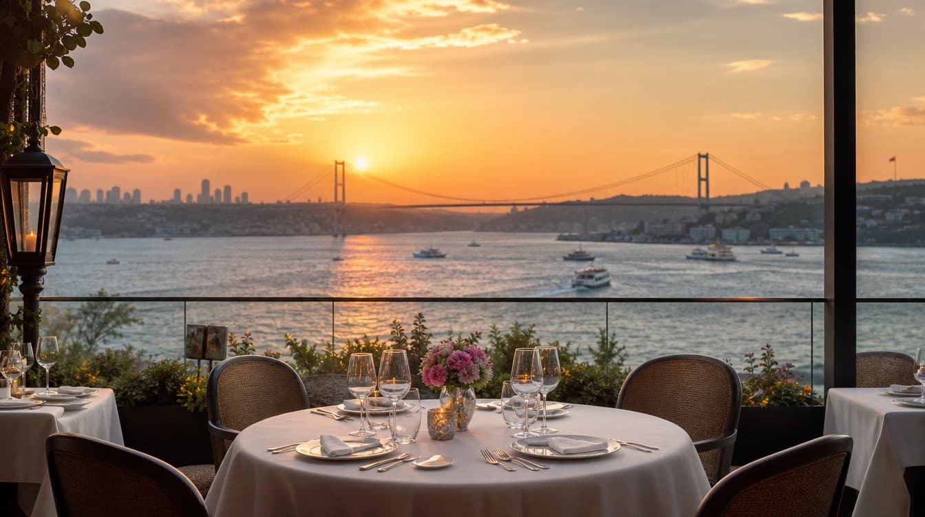 İstanbul'da Boğaz Manzaralı En İyi 10 Lüks Restoran