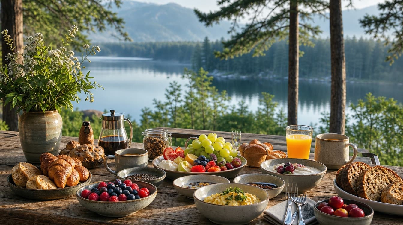 Sapanca'da Doğa İçinde Kahvaltı ve Brunch Mekanları